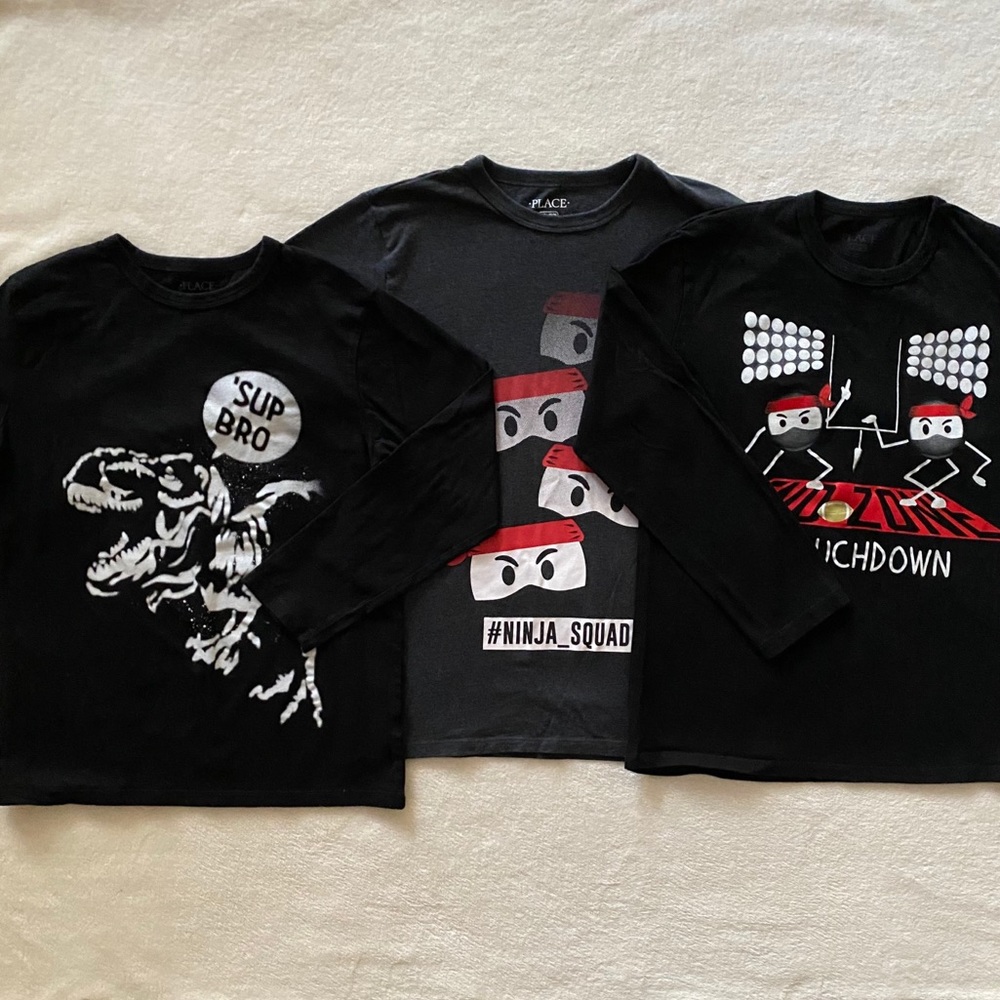 Boy’s 3 Pack Long Sleeve Shirts